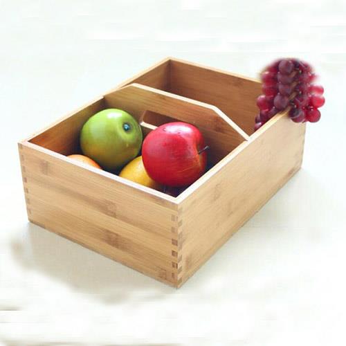 Anpassa Bamboo Storage Desktop Box