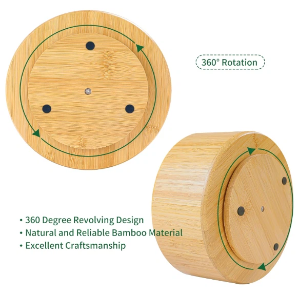 Bamboo Office Desktop Pencil Holder Organizer